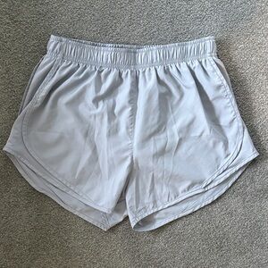 Nike Women's Light Gray Athletic Shorts